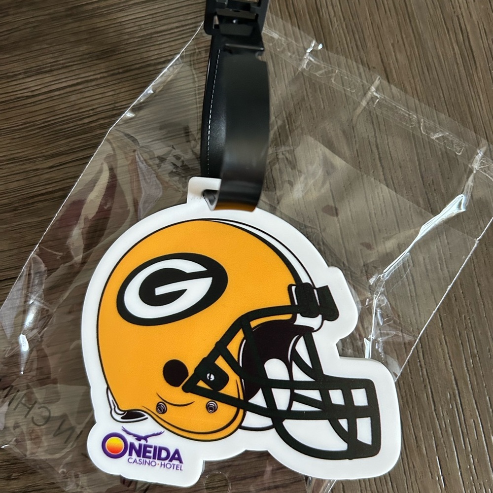 Green Bay Packers Luggage Tag, NWT!